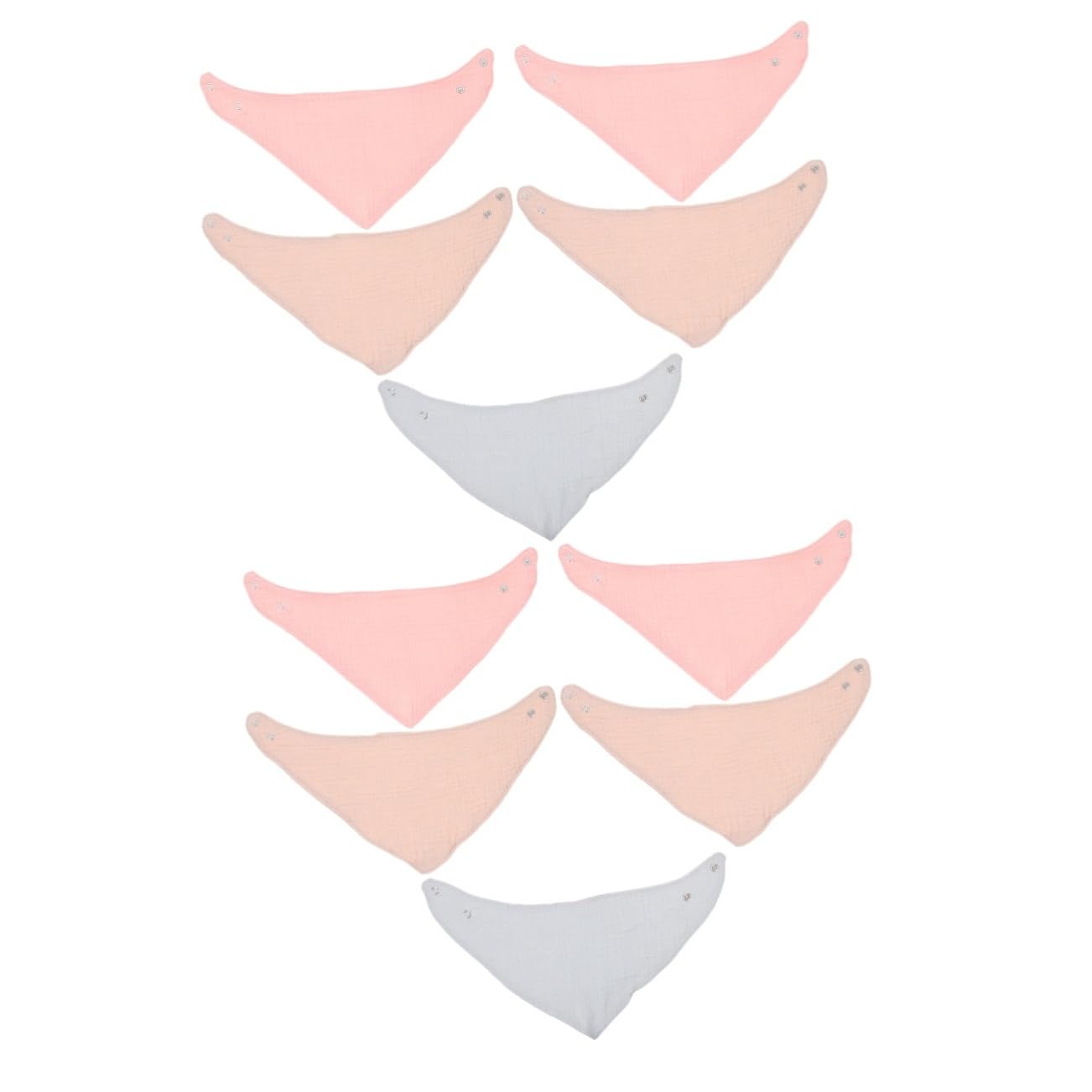 Toyvian 15 Asciugamani Triangolari Asciugamani Per Bambini Asciugamani Per Neonati Turbante Per Bambini Bavaglini Per Lo Svezzamento Bambini Bavaglini Che Assorbono Acqua Bavaglini