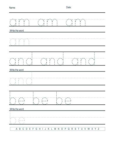 Trace Letters: Alphabet Handwriting Practice workbook for kids: Preschool writing Workbook with Sight words for Pre K, Kindergarten and Kids Ages 3-5. ABC print handwriting book 9 41d7Cjs32eL