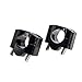 Produktbild H2RACING Schwarz 1-1/8 Fett Zoll Motorrad Lenkerklemme Lenkerhalter Lenkererhöhung Montageadapter Lenker für Suzuki Kawasaki Yamaha Honda Ducati Can-Am Polaris Dirt Bike MX Motocross ATV Quad