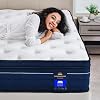 King Mattress,14 Inch Hybrid Mattress in a Box with Gel Memory Foam,King Size Mattresses with Comfort Foam and Motion Isolation Pocket Coils,Pressure Relief,Back Pain Relief,Breathable,CertiPUR-US