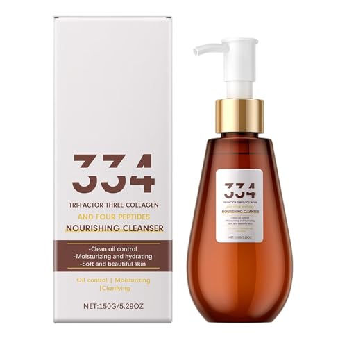 Nourishing Cleansing Milk, crema de limpiador de poros, control de la mancha de hidratación Cleanser facial, limpieza de poros profundos, efecto de iluminación, 150 g/5.29oz promueve una piel sana par