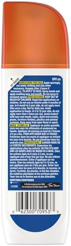 OFF! FamilyCare Insect and Mosquito Repellent, Bug Spray with 7% Deet, Ideal Camping, Hiking, and Hunting Essentials, Bug Repellent Safe for Clothing, Summer Scent, 175mL (Packaging May Vary) - 1