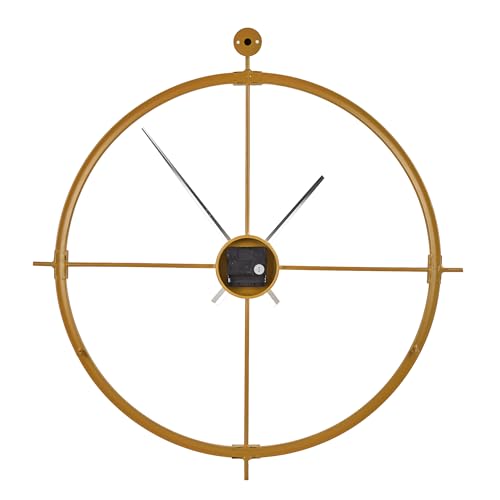Image of Home Centre SS24 Modern WALL CLOCK-TW-1A-60X60X3CM-GLD