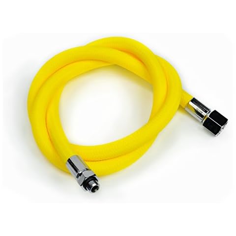 Best divers Miflex Whisk, 120 cm, 9/16 F, 3/8 m Xtreme, Yellow Cover