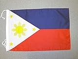 AZ FLAG Bandera de Filipinas 45x30cm - BANDERINA Filipina 30 x 45 cm cordeles