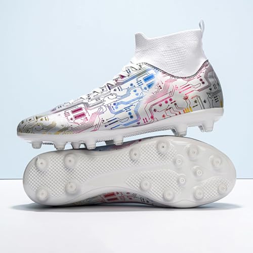 Unisex-Adult Soccer Shoes for Outdoor Mens Training Turf Football Cleats Womens Lightweight Indoor Sneaker2