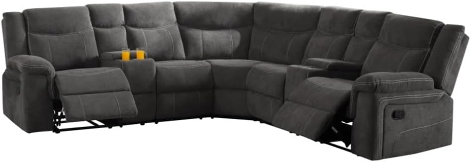 109.4” Manual Reclining Sectional Sofa
