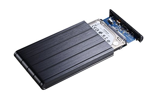 Bipra Usb 3.0 Ultra Slim Hard Drive Enclosure Case For 2.5" Sata Hard Drive Stylish Design Gd25603 (Black_Gd25603) #TOP4