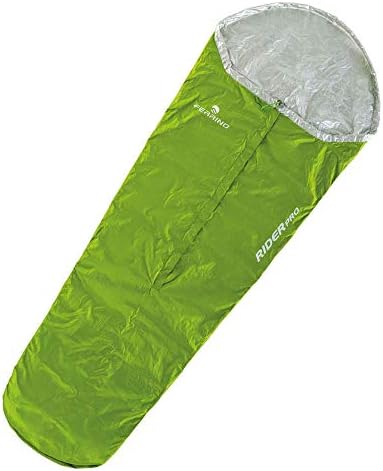 Ferrino Unisex Adulto Saco de Dormir Tiempo Libre Y Senderismo, Verde, 230 x 80/50 cm