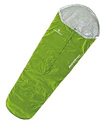 Ferrino Unisex Adulto Saco de Dormir Tiempo Libre ...: Con cremallera central y cremallera en el área de los pies para una excelente ventilación Recubierto en material aluminado con aislamiento térmico y forrado con cinta adhesiva Cubierta hecha de 100% poliéster ripstop Tiene un tamaño de 230 x 80/50 cm