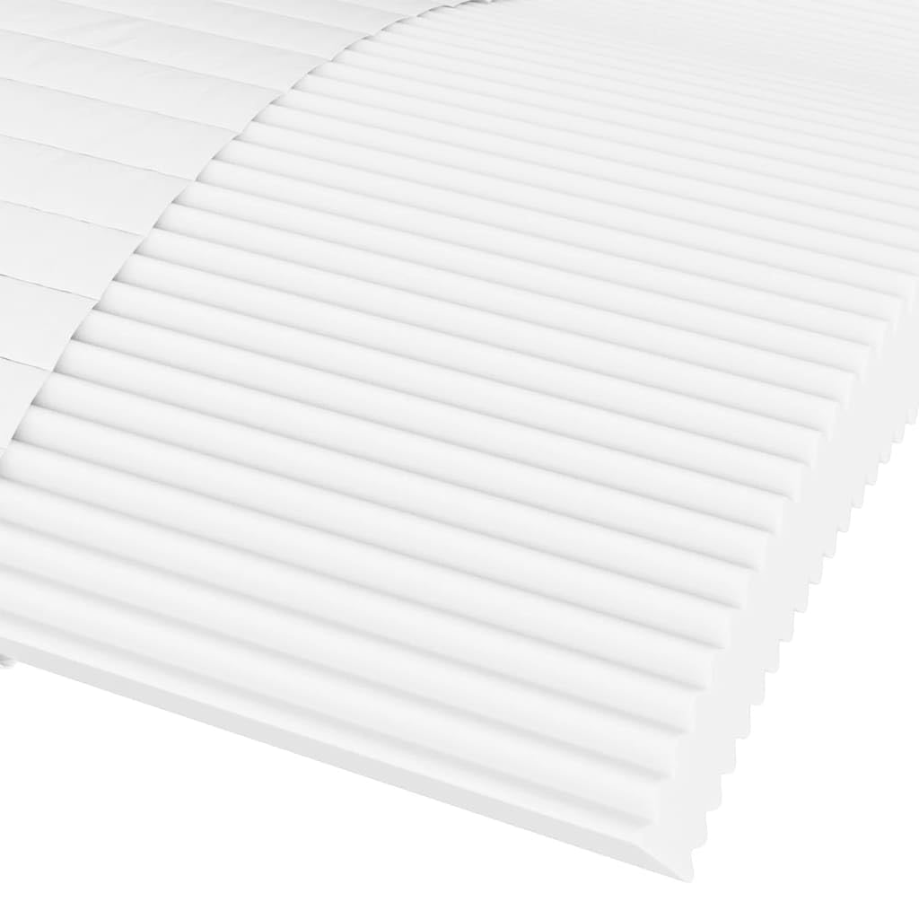 vidaXL Tagesbett mit Matratze Hellgrau 90x200 cm Stoff