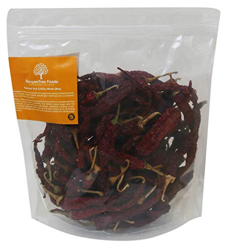 BanyanTree Foods Kashmiri Chiles Rojos Enteros 100g