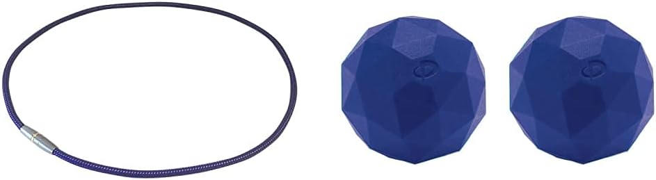 phiten(ファイテン) ネックレス RAKUWA磁気チタンネックレス メタルトップ ネイビー/シルバー 50cm + メタックス