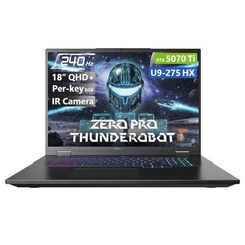 Thunderobot Zero 18 Pro 5070 Ti Q[~Om[gp\R 18C` QHD+ 240Hz n`hfBXvC Core Ultra 9 275HX GeForce RTX 5070 Ti 32GB DDR5 1TB SS