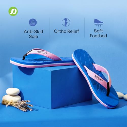 Image of DOCTOR EXTRA SOFT House Slipper for Women's Care Durable | Orthopaedic & Diabetic | Lightweight| Comfortable Footbed |Slippers for Girls & Ladies Daily Use D-05