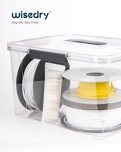 Image of wisedry 112 Gram [4 Packs] Silica Gel Desiccant Packs for Larger Container Desiccant Bags with Orange Indicating Beads for 3D Printer Filament Gun Safe Camera Electronics Equipment Food Grade