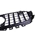 Front GT R Style Grille Grill For Mercedes A-Class W177 A200 A250 A35 AMG 2019-2022 (Black)