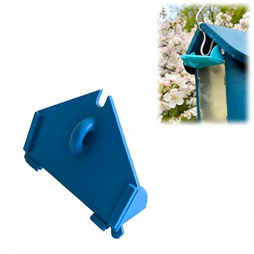 Bird Feeder Replacement Rear Door Compatible with Bird Buddy with Integrated Side Hooks to Prevent Falling During Refilling Tasks
