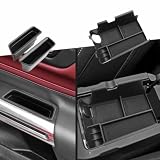 2 Pack for 2024 2025 2026 Ford Mustang Center Console Organizer Tray for Mustang Accessories Armrest Storage Box Insert for EcoBoost/GT/Dark Horse/Premium Door Handle Storage Box + Center Console Tray