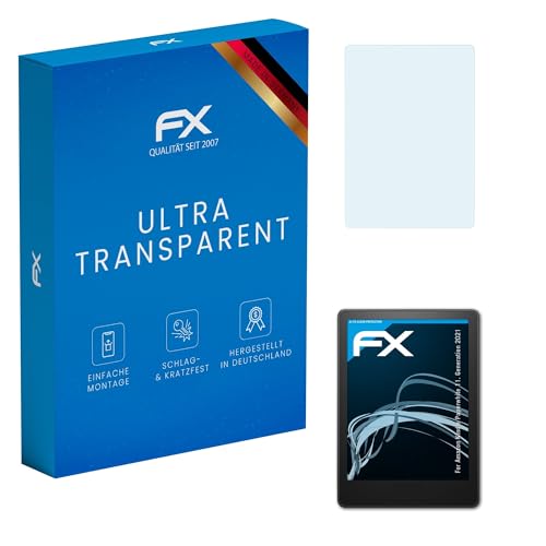 atFoliX Screen Protection Film compatible with Amazn Kindl Paperwhite 11. Generation 2021 Screen Protector, ultra-clear FX Protective Film (2X)