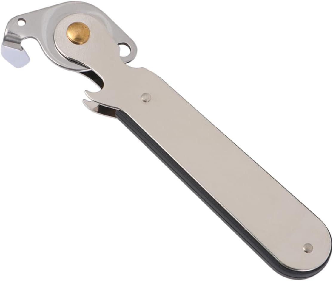 COLLBATH Sturdy Stainless Steel Can Opener Easy to Use for Large Cans Perfect for Kitchen Restaurant Home Travel