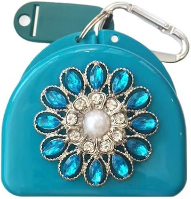 Zumoe Decorated Retainer Case - Blue Star -Aqua