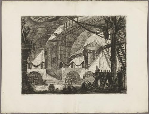 Toile affiche de arts Piranesi pour habiller un mur de bureau vide