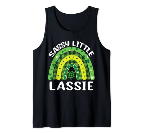 Sassy Little Lassie - Día de San Patricio Camiseta sin Mangas Cover