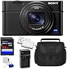 Cámara compacta premium Sony RX100 VII con sensor CMOS apilado de 1.0 tipo, lente ZEISS, (DSC-RX100M7) paquete con tarjeta SD de 64GB + batería extra + cargador + bolsa + kit de inicio + más (Renovada) 2