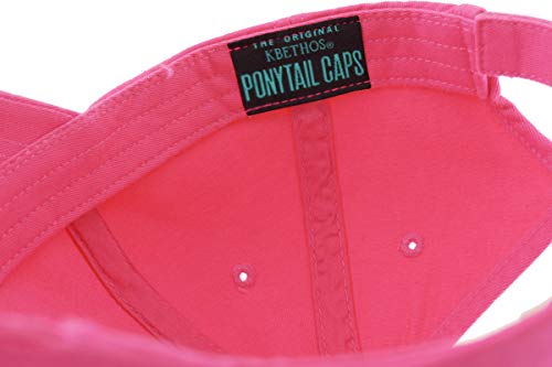 Image of Classic Plain Ponytail Messy High Bun Headwear Adjustable Cotton Trucker Mesh Glitter Hat Baseball Cap