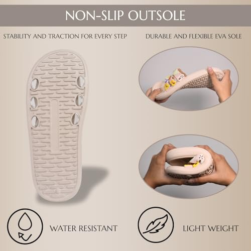Image of TRASE Trendy And Comfortable Soft Flip Flops Stylish Slippers For Woman | Lightweight Flats | Flexible And Durable | Waterproof Daily Use Women Slippers