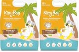 KittyBay – Pawperol Spritz – Arena para Gatos Eco aglomerante y sin Polvo, Tofu y Mandioca, 10 litros (Paquete de 2)