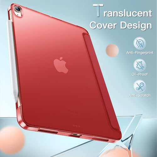 Image of JETech Case for iPad Air 11 inch M4 /M3 /M2 & Air 5 /4 10.9 inch, Red