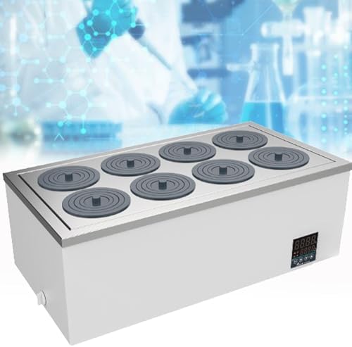 Electric Heating Thermostatic Lab Water Bath with Timing and Dry Burning Function, Ideal for Laboratory Use