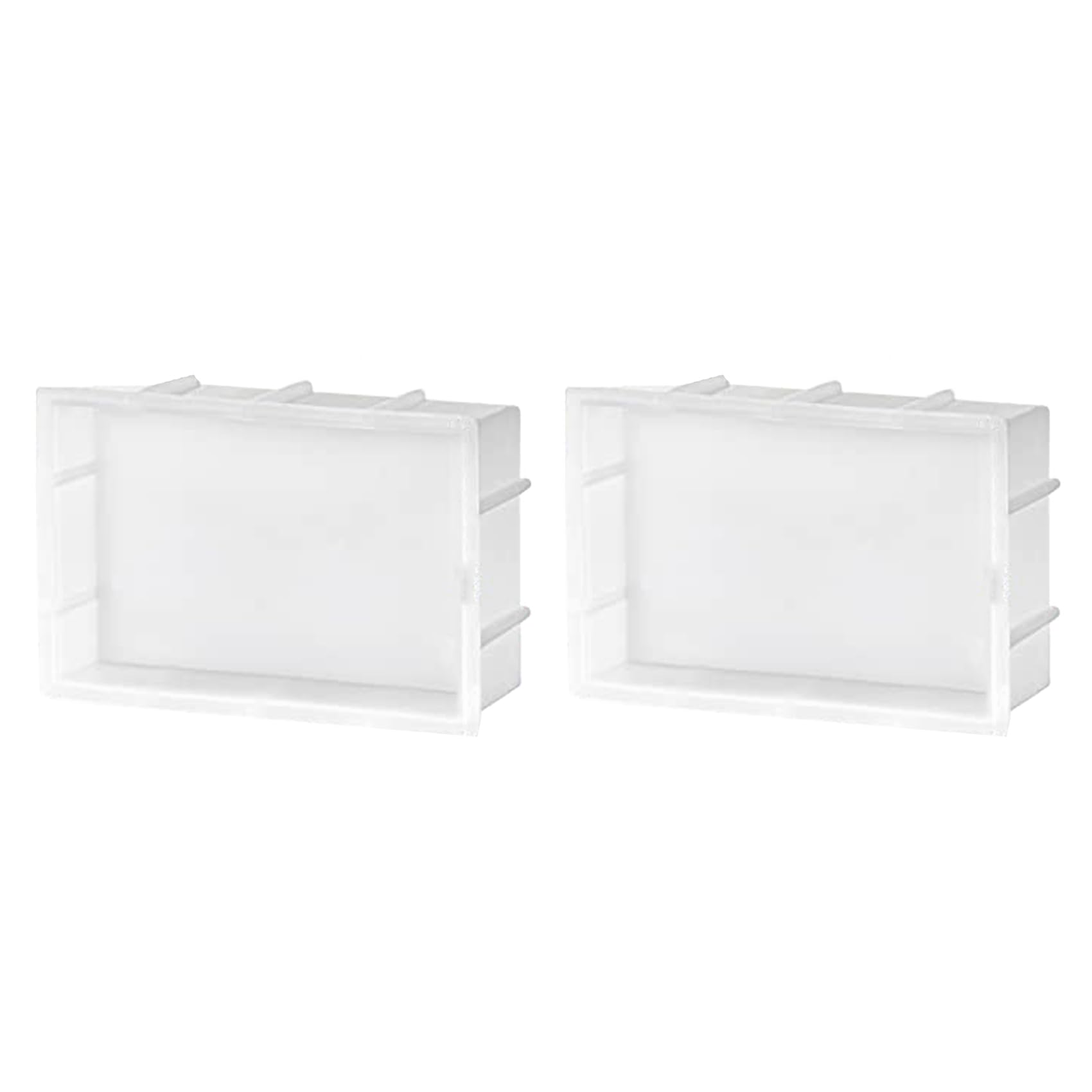 Hndhbfgrt 2X Large Resin Molds, Rectangle Silicone Molds for Resin Casting, Epoxy Resin Molds for Flower Preservation