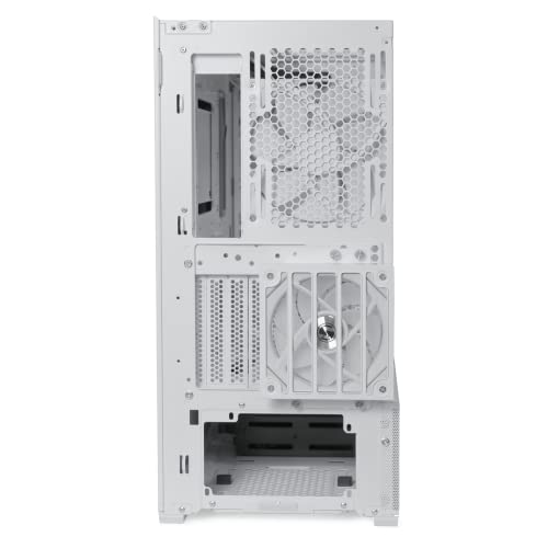 Lian Li Lancool 216 Rgb White Steel/Tempered Glass Atx Mid Tower Computer Case,2X 160 Mm Argb Fans Included - Lancool 216Rw White #TOP4