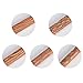 Lzttyee Set of 5 Wooden Handle Pottery Tools Clay Modeling Pattern Rollers Kit Brown (Set of 5)