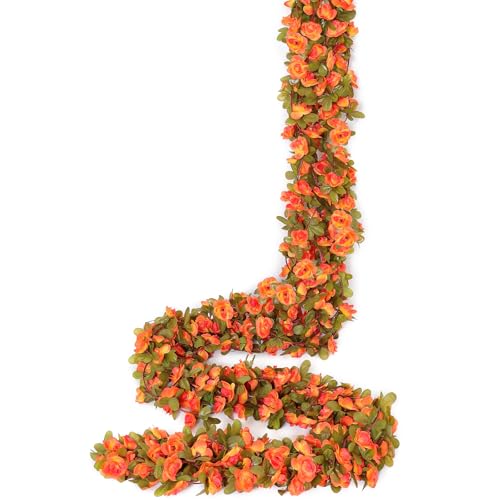 Weldomcor 5 Pack 2,45 m Guirnalda de Rosas