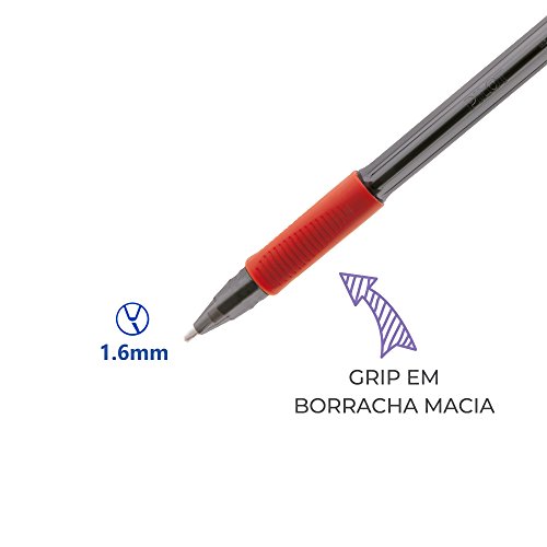 Caneta Esferográfica Pilot® GRIP 1.6 mm BPS > Vermelho
