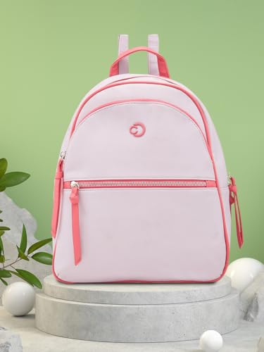 Caprese Mia Fashion Backpack Lilac Chic Dual-Color Backpack with Tassel Keychain, Ideal for College, Travel and Daily use 8 41d7HwisF2L