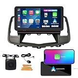 Kunfine CarPlay Android Auto Navigation Stereo GPS Radio Camera Display 10.33' QLED Touchscreen Headunit Tablet Media Player for Nissan Teana J32 Maxima 2008-2013, if Applicable Octa Core 2G+32G