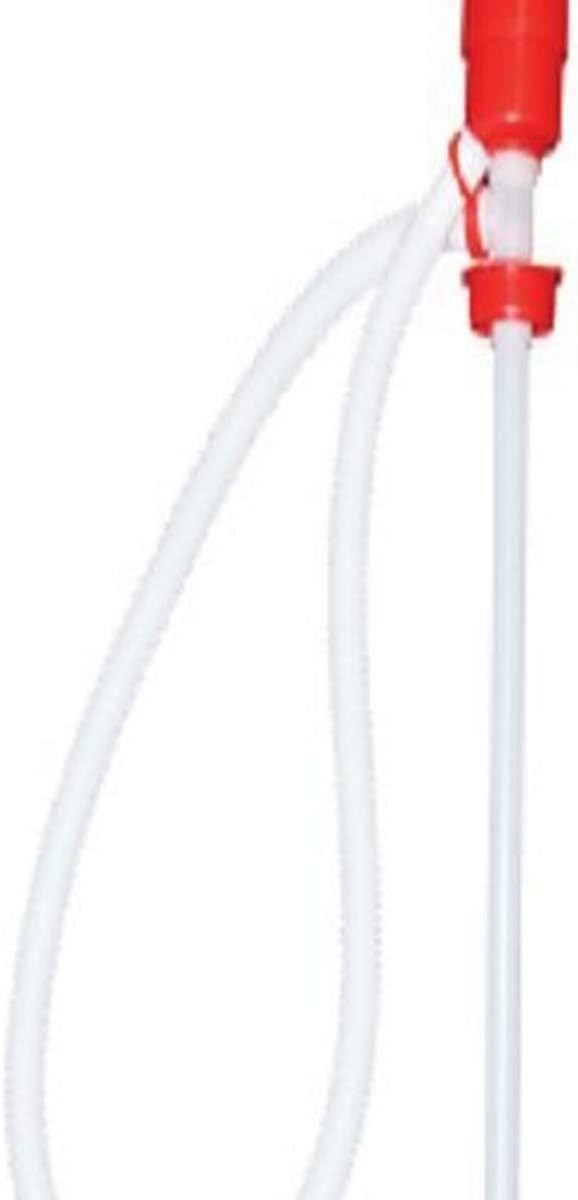 Tolco 160116 Value Siphon Drum Pump Individual Box, 49.25" Height, 43.75" Width, Red/White