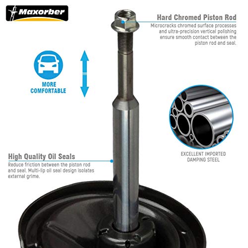 Maxorber Front Pair Shocks Struts Absorber Compatible With Mercedes-Benz C230 C240 C240 Sedan C240 Wagon C280 C320 Coupe C320 Sedan Rwd C350 Rwd C55 Amg Clk320 Clk350 Clk500 Clk55 335920 71488 #TOP1