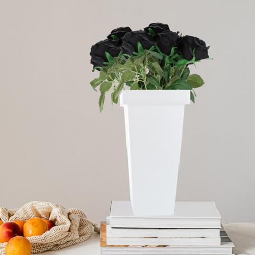Cubo de flores decorativo creativo y resistente con diseño moderno 5