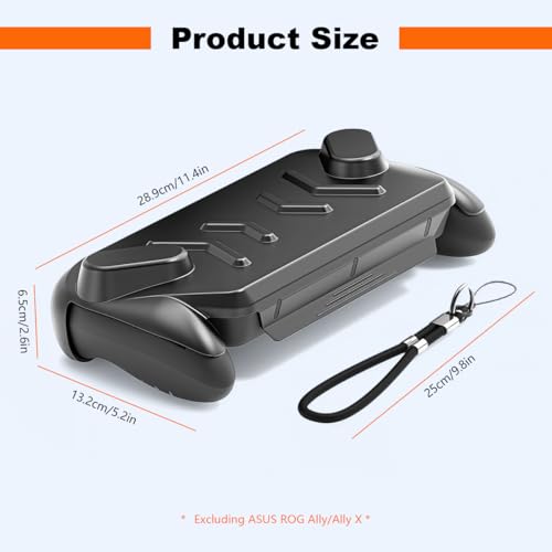 Image of ZORBESCompatible with ASUS ROG Xbox Ally /Ally X, Full Coverage Game Console Cover ABS Front Cover & TPU Console Cover Anti-Scratch Protective Skin Cover with Kickstand