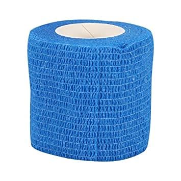 SHIELD PLUS Tattoo Magic Bandage For Tattoo Grip Magic Grip Cover For Tattoo Tubes (Pack of 1) (BLUE)-image-4