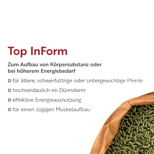 deukavallo Top Inform | Hochverdauliches Aufbaufutter bei erhöhtem Energie- und Proteinbedarf | 25 kg