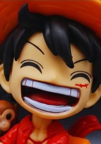 Image of Premium Action Figures Collectible for Office Desk, Study Table, Car Dashboard, Decoration for Anime Lovers, Fans, Kids, Collectors (Luffy Laughing 12cm)
