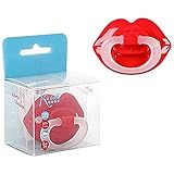 Anatómico Kiokids 1321 - Chupete labios anatómico, unisex, color rojo