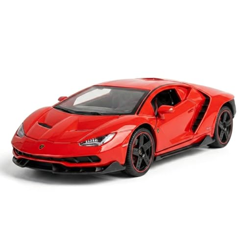 Image of 1:24 Scale Lamborghini Centenario LP770-4 Diecast Metal Car Model with Openable Doors & Bonnet, Light & Sound, Detailed Interior, Collectible Sports Car Toy for Kids & Adults (20 cm)
